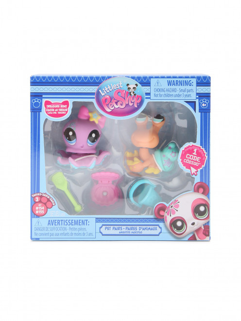 Набор "Пара друзей": две фигурки мини-животных Littlest Pet shop - Общий вид