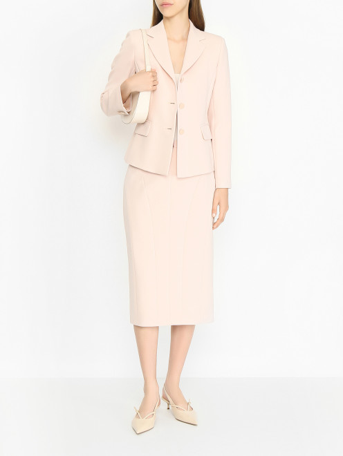 Жакет на пуговицах с карманами Max Mara - МодельОбщийВид