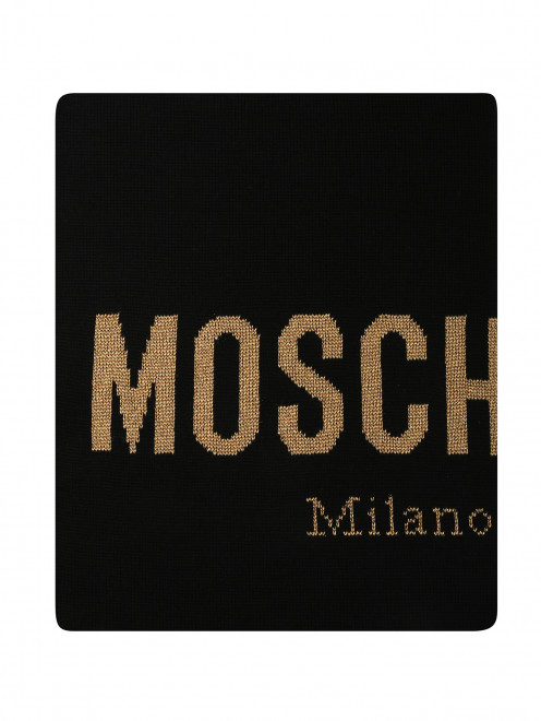 Шарф из смешанной шерсти с логотипом Moschino - Общий вид