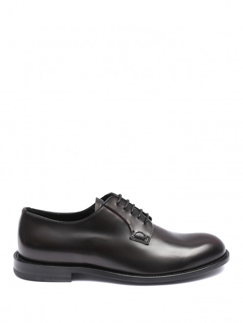 Туфли со шнуровкой из гладкой кожи LARDINI - Обтравка1