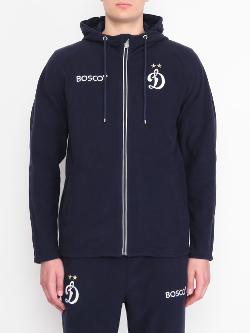 Спортивная тостовка на молнии с вышивкой BOSCO - МодельВерхНиз