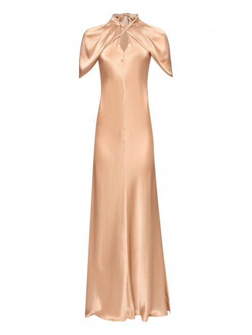 Атласное платье-макси Alberta Ferretti - Общий вид