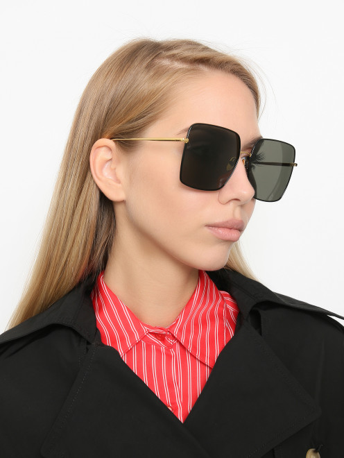 Солнцезащитные очки в квадратной оправе  Linda Farrow - МодельОбщийВид