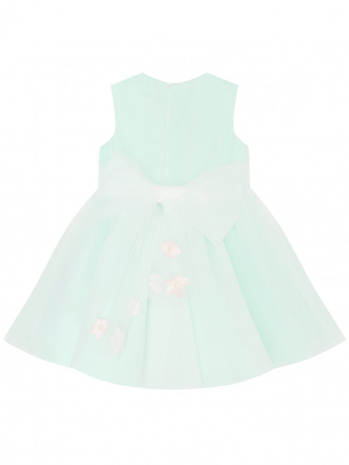 Платье из фатина декорированное поясом с цветами Baby A - Обтравка1
