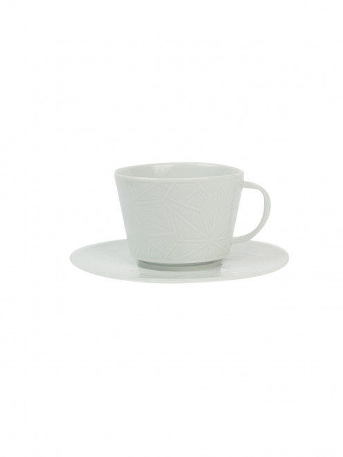 Чашка с блюдцем с графичным узором Meissen - Общий вид