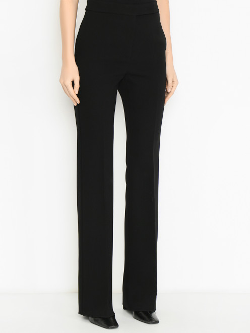 Брюки однотонные со стрелками Max Mara - МодельВерхНиз
