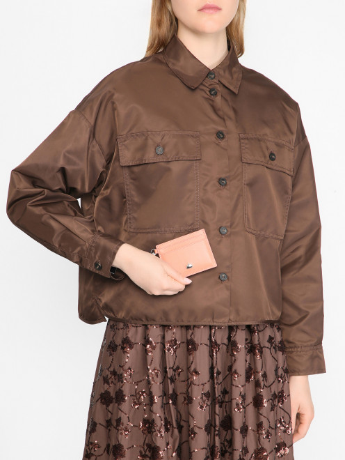 Картхолдер из кожи Weekend Max Mara - МодельОбщийВид
