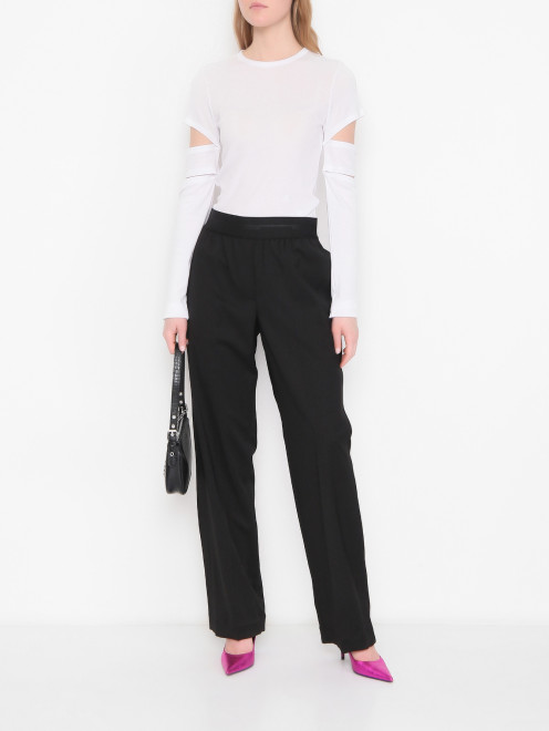 Лонгслив с отстегивающимися рукавами Helmut Lang - МодельОбщийВид