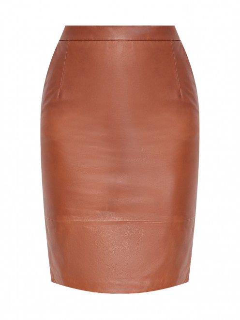 Юбка-карандаш из кожи Weekend Max Mara - Общий вид