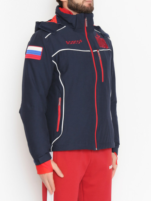 Горнолыжная куртка с капюшоном BOSCO - МодельВерхНиз