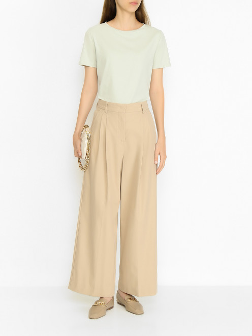 Футболка с эластаном Weekend Max Mara - МодельОбщийВид