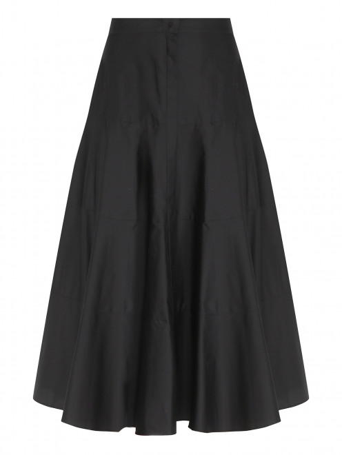 Однотонная юбка из хлопка Max Mara - Общий вид