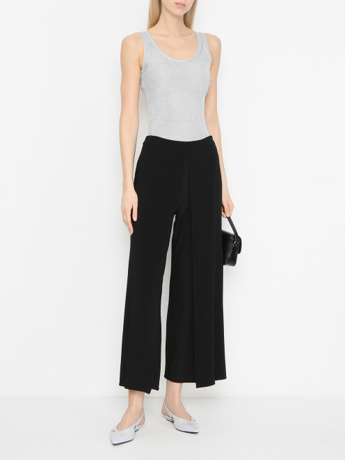 Эластичный топ из вискозы с люрексом Max Mara - МодельОбщийВид