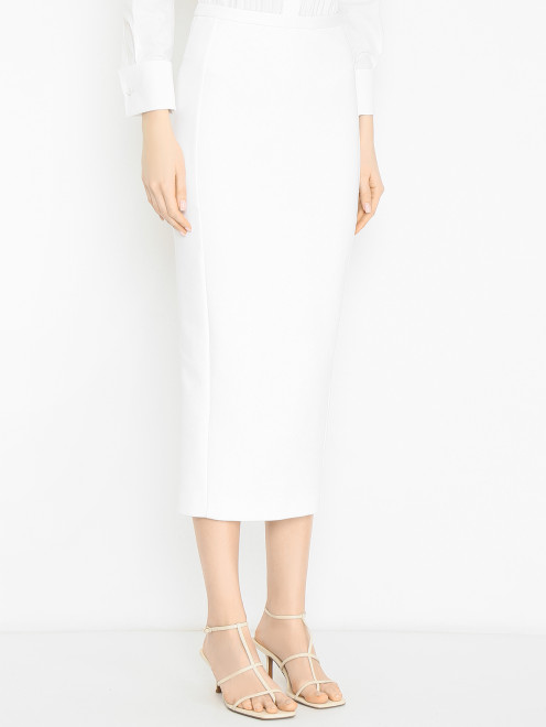Однотонная юбка-карандаш Max Mara - МодельВерхНиз