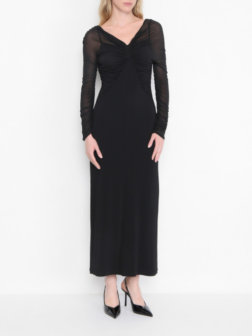 Платьес декоративной драпировкой Max Mara - МодельВерхНиз