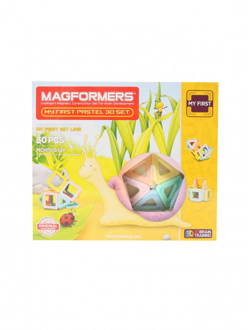 Магнитный конструктор magformers my first pastel 30 set Magformers - Общий вид