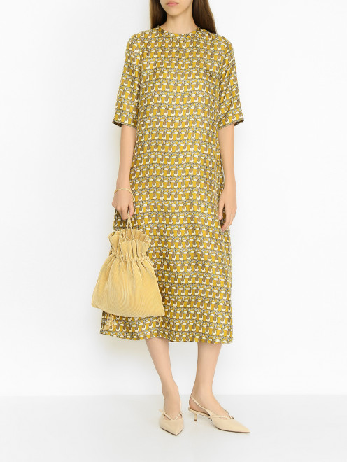 Шелковое платье свободного силуэта Max Mara - МодельОбщийВид
