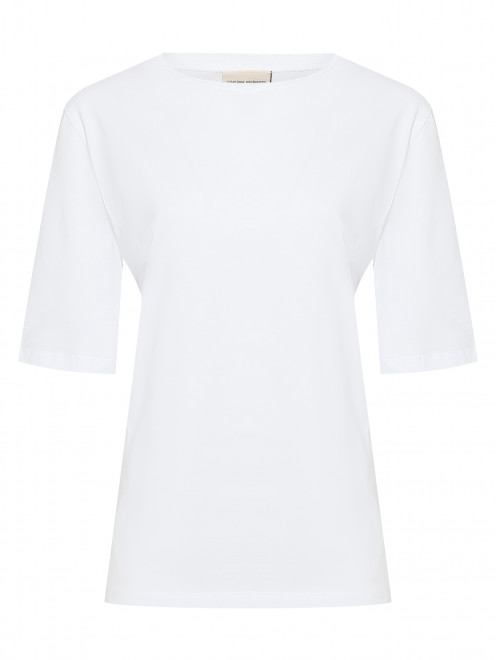 Базовая футболка из хлопка Semicouture - Общий вид