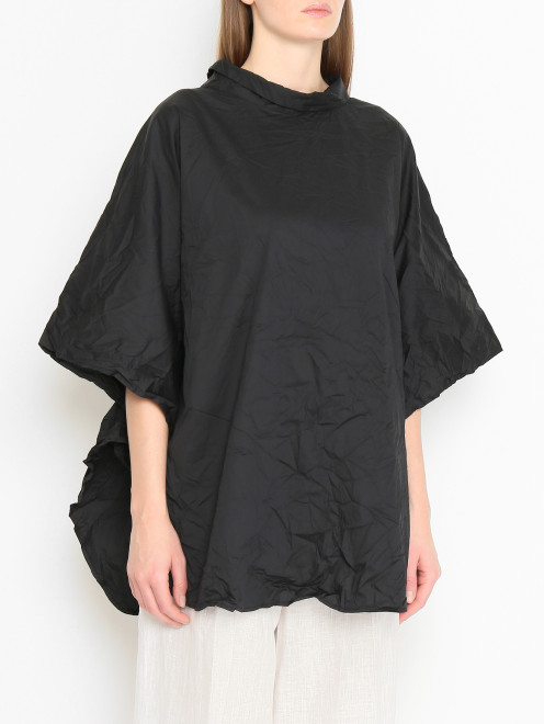 Свободная блуза из мятой ткани Liviana Conti - МодельВерхНиз