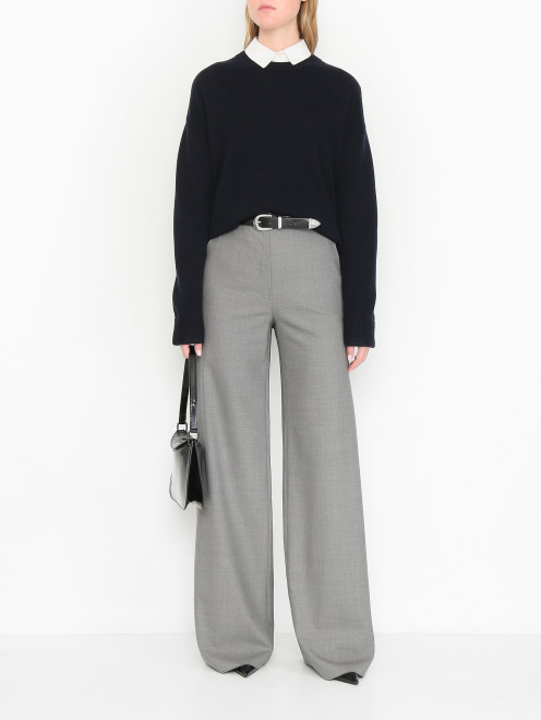 Джемпер из шерсти с круглым вырезом Max Mara - МодельОбщийВид