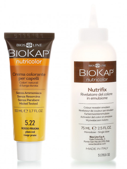  Краска для волос - NB522 Сливовый насыщенный, Hair Care, 140ml BIOKAP - Общий вид
