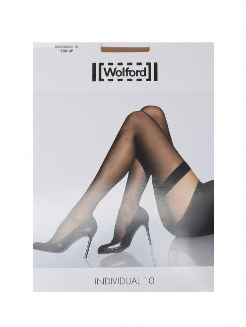 Чулки на резинке individual 10den Wolford - Общий вид