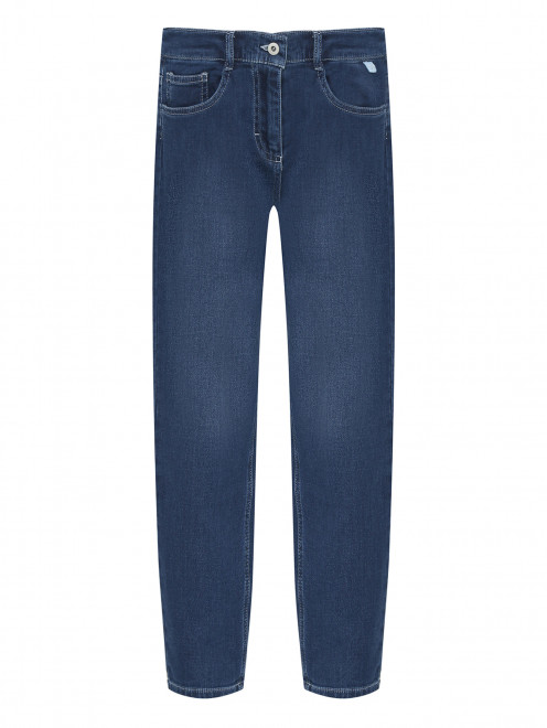 Однотонные джинсы-мом Il Gufo - Общий вид