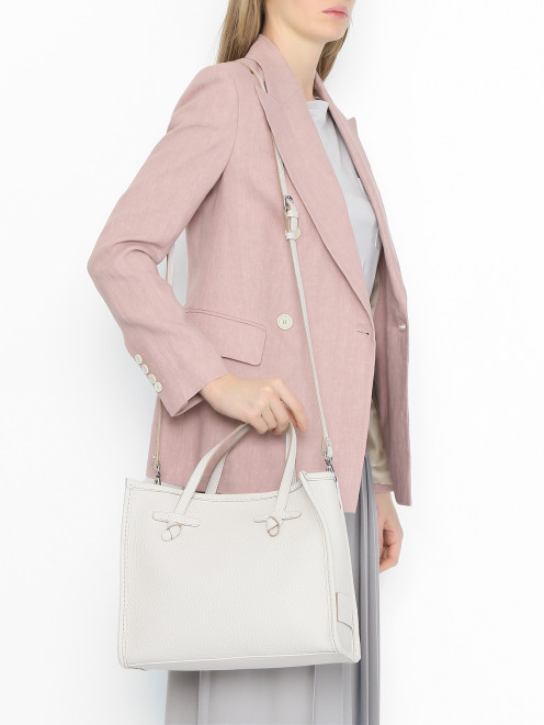 Сумка из кожи на коротких ручках Gianni Chiarini - МодельВерхНиз