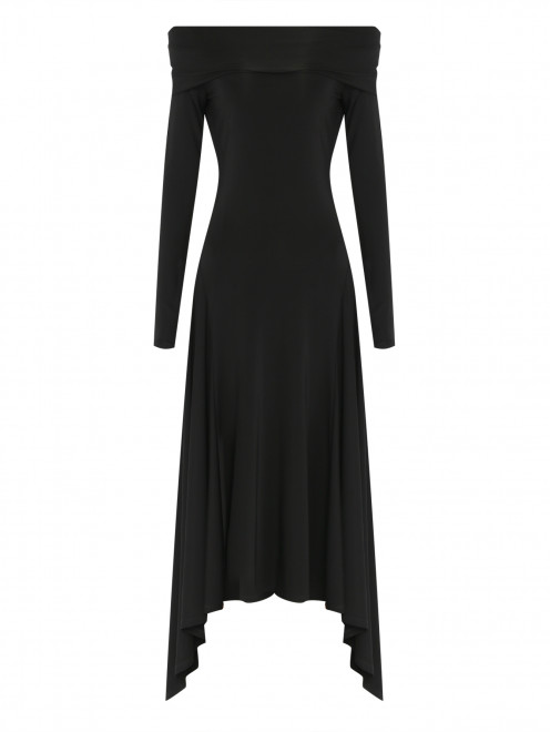 Платье однотонное с открытыми плечами Max Mara - Общий вид