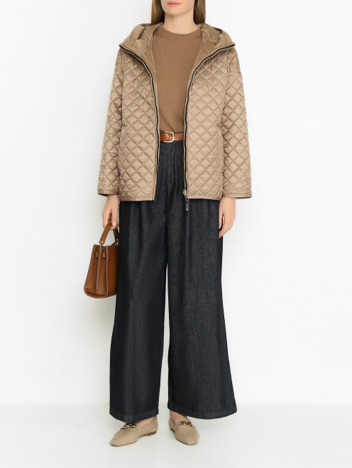 Стеганая куртка с капюшоном Max Mara - МодельОбщийВид