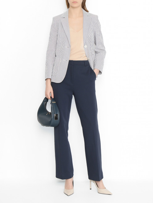 Брюки из смешанного хлопка Weekend Max Mara - МодельОбщийВид