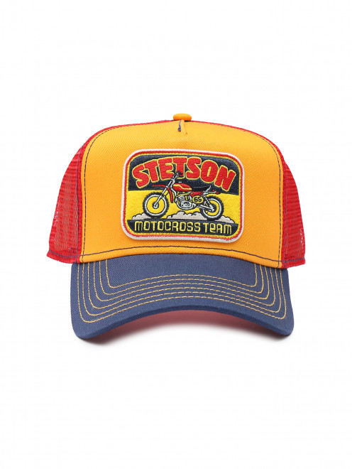 Кепка из хлопка с аппликацией Stetson - Общий вид
