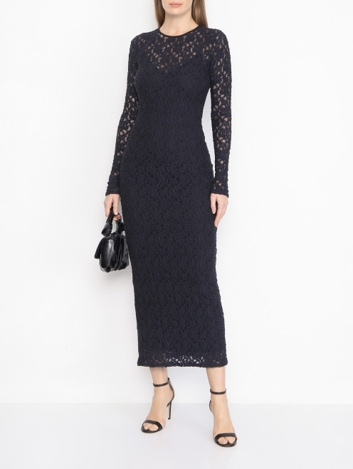 Трикотажное платье из смешанного хлопка Max Mara - МодельОбщийВид