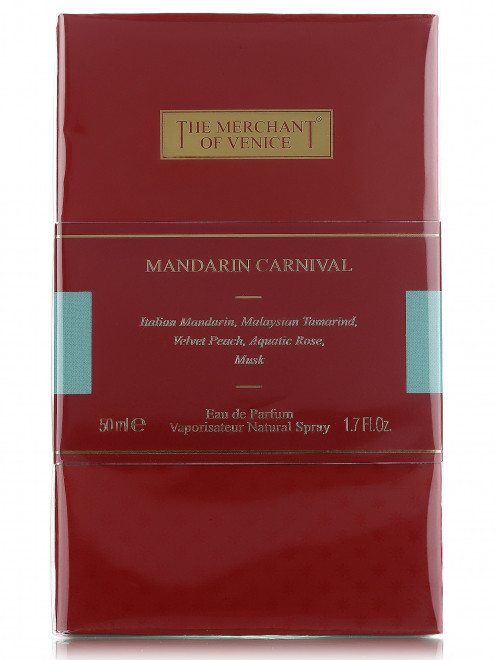  Парфюмированная вода Mandarin carnival - Murano Collection, 50ml The Merchant of Venice - Модель Общий вид