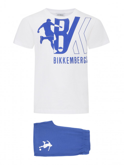 Комплект из хлопка с шортами Bikkembergs - Общий вид