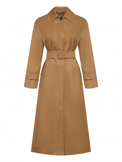 Плащ длины макси из хлопка Max Mara - Общий вид