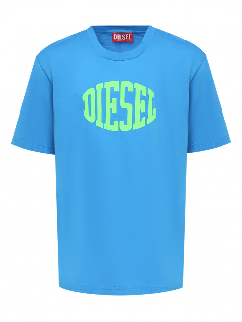 Трикотажная футболка с принтом Diesel - Общий вид