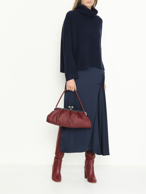 Сумка из мягкой кожи Weekend Max Mara - МодельОбщийВид