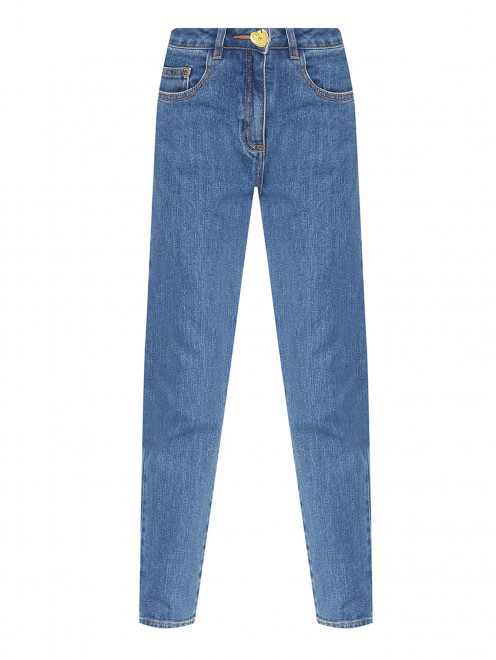 Зауженные джинсы из хлопка Moschino - Общий вид