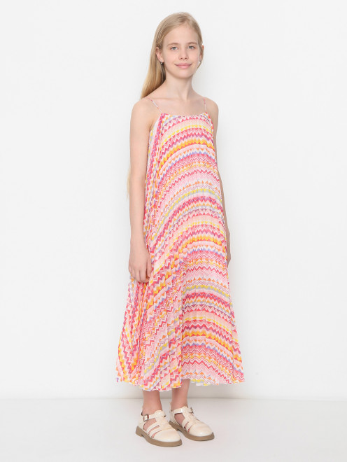 Платье миди с узором Missoni - МодельВерхНиз