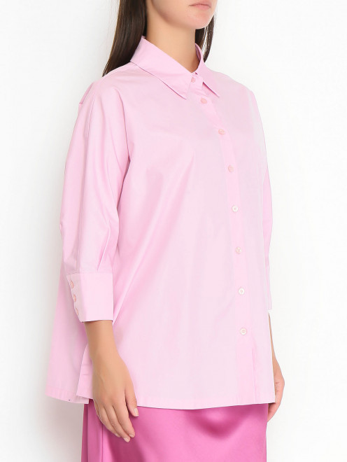 Блуза-рубашка из хлопка Marina Rinaldi - МодельВерхНиз