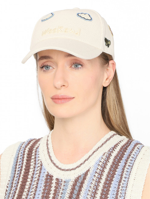 Бейсболка с нашивками Weekend Max Mara - МодельОбщийВид