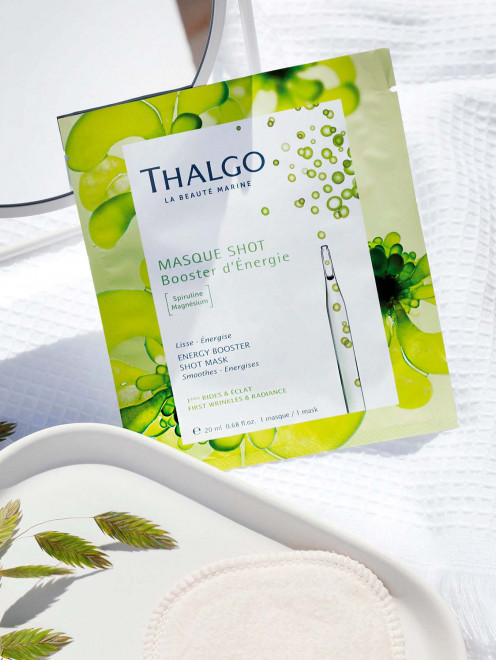 Энергизирующая экспресс-маска со спирулиной Spiruline Magnesium, 20 мл Thalgo - Обтравка1