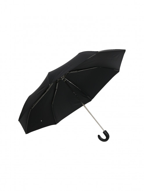 Однотонный зонт на кожаной ручке Pasotti - Обтравка1