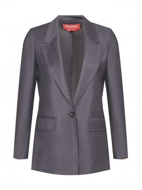 Жакет однотонный из шерсти Max Mara - Общий вид