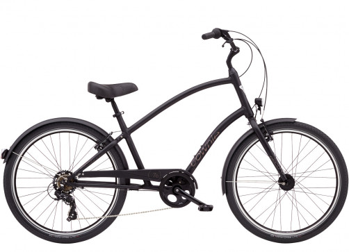 Мужской велосипед Electra Townie 7D EQ Tall Matte Black Electra - Общий вид