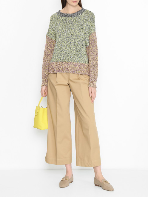 Брюки из хлопка с карманами Weekend Max Mara - МодельОбщийВид