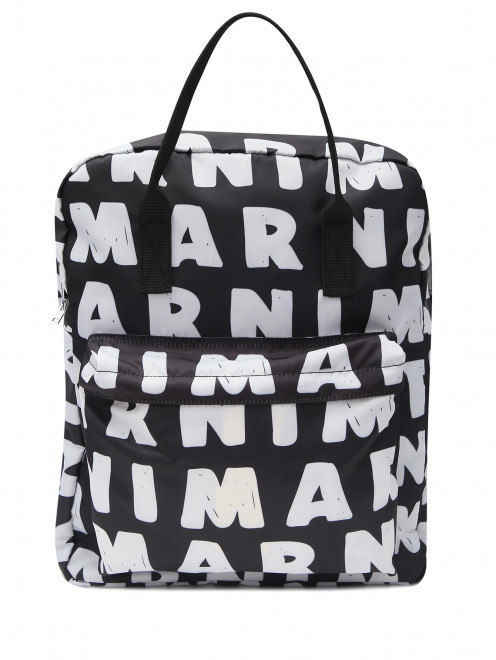 Рюкзак с контрастным узором Marni - Общий вид