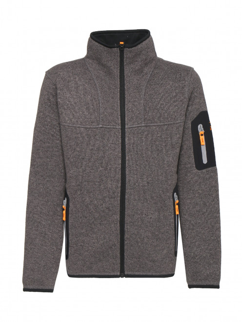 Трикотажная куртка на молнии Norveg - Общий вид