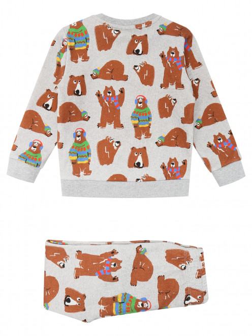 Костюм: свитшот и брюки из хлопка Stella McCartney kids - Обтравка1